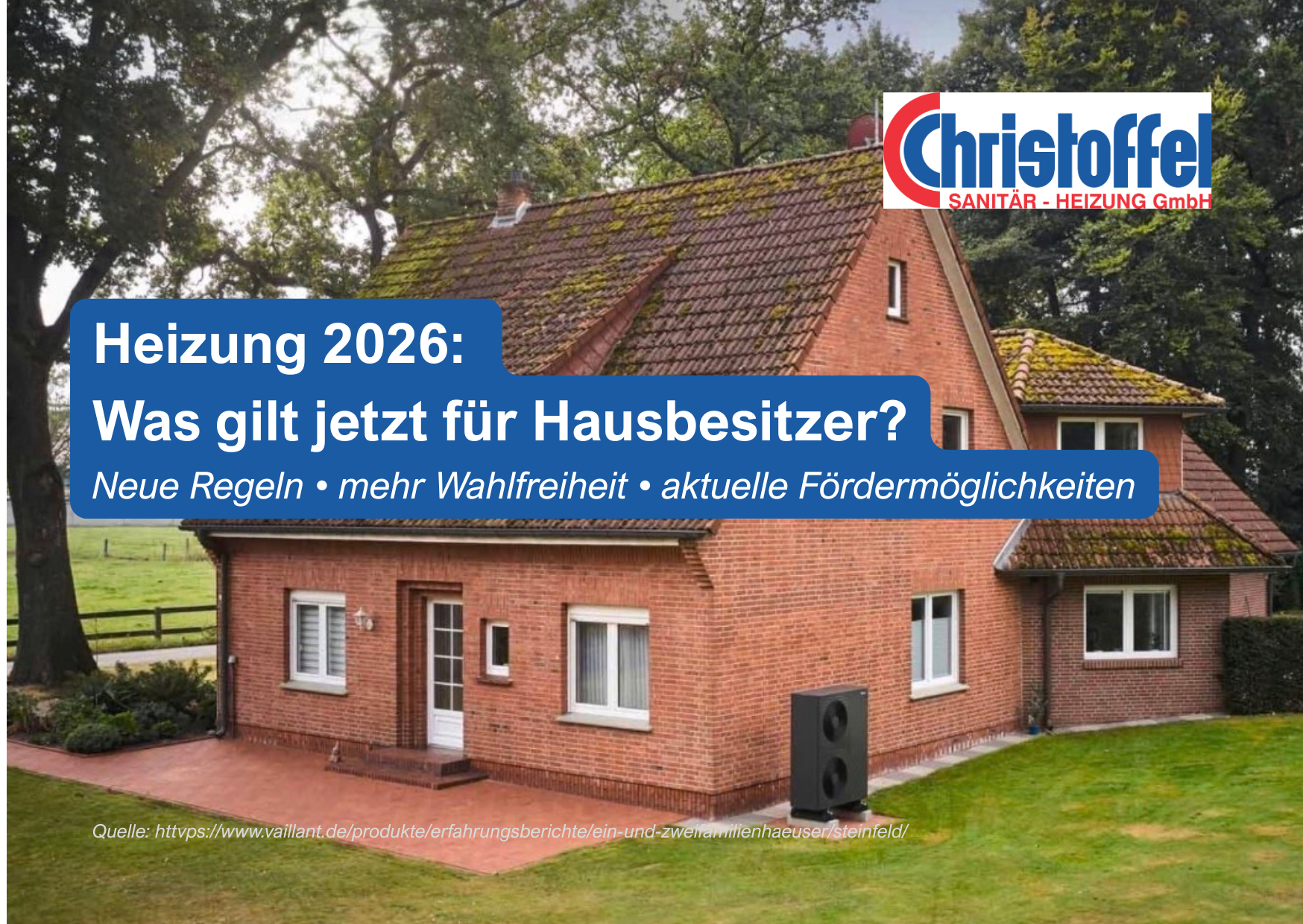 Heizung 2026: Was gilt jetzt für Hausbesitzer?